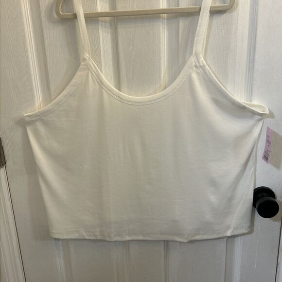 NWT Wild Fable Women’s White Sleeveless Basic Ribbed Tank Top Size 4X - Picture 13 of 16